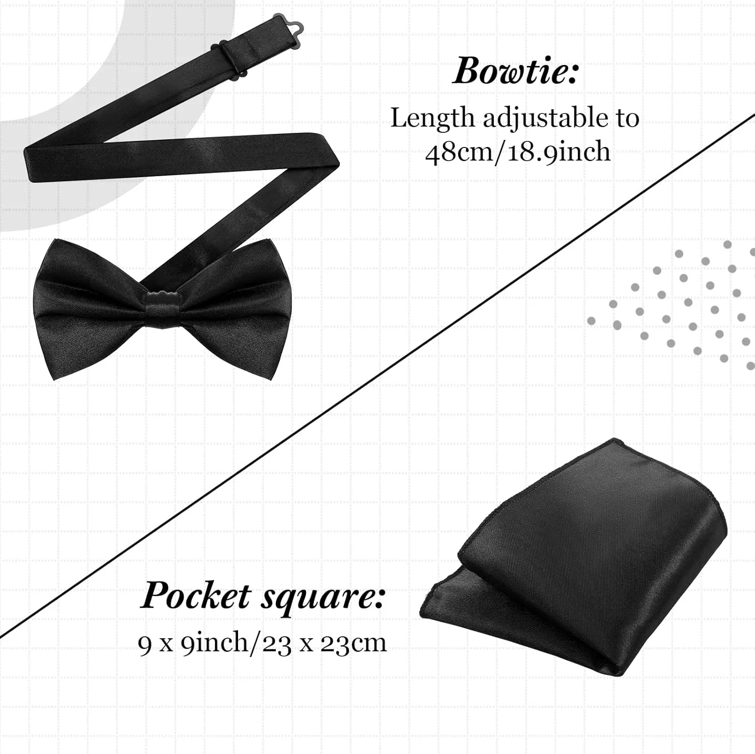 1920s Mens Costume Men's Layered Vest, Bow Tie, Necktie, Pocket Square Set Formal Vests Business Waistcoat for Wedding