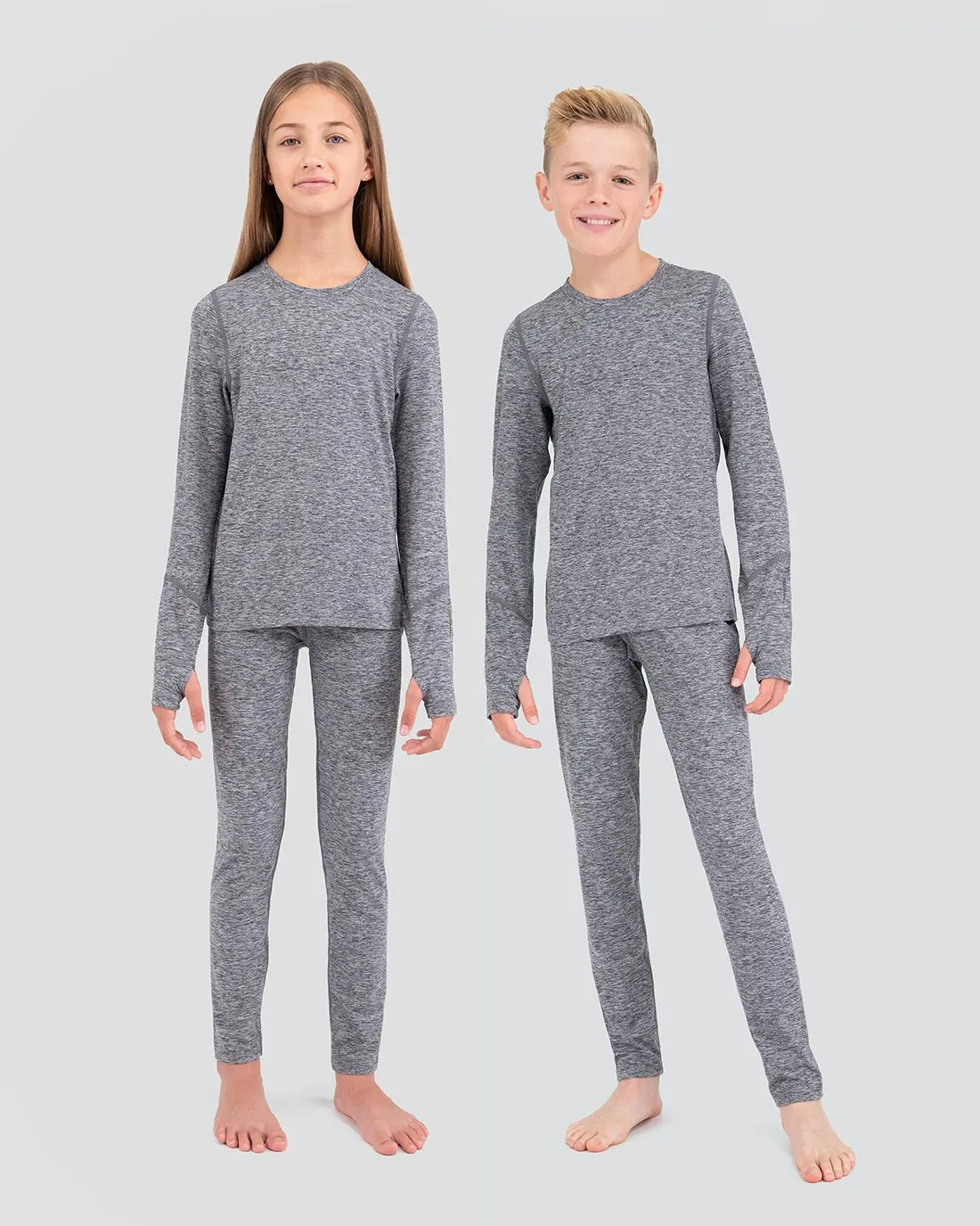 2.0 Kids' Thermolator® Midweight Performance Baselayer Crew Shirt