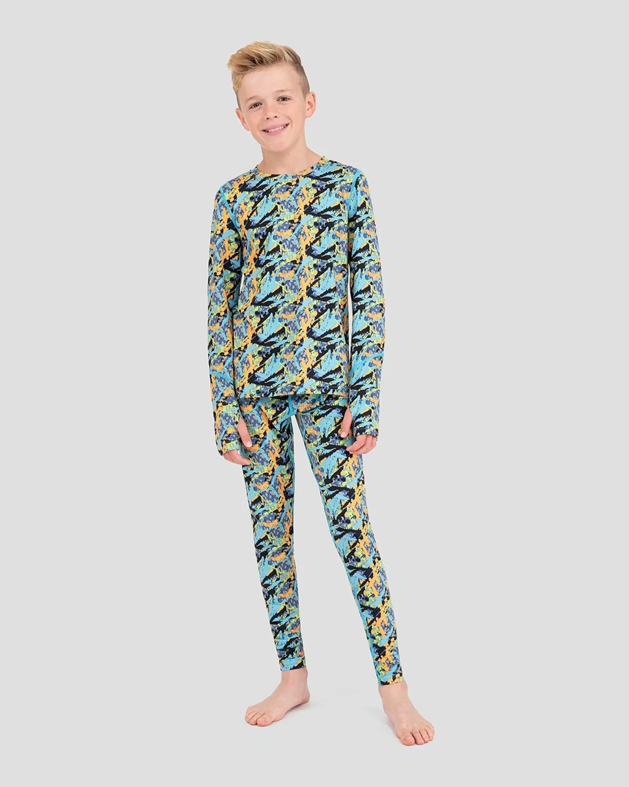 2.0 Kids' Thermolator® Midweight Performance Baselayer Crew Shirt