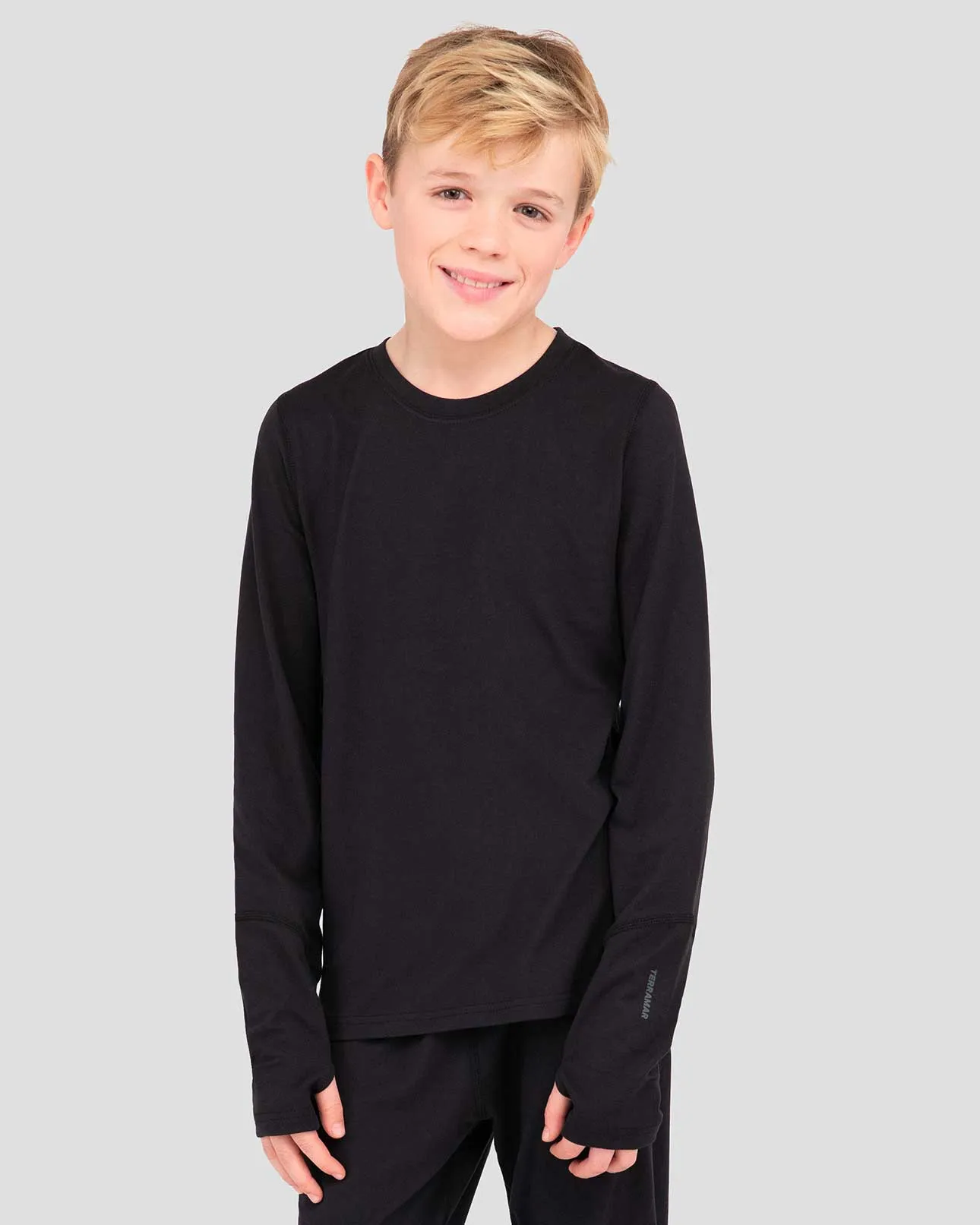 2.0 Kids' Thermolator® Midweight Performance Baselayer Crew Shirt
