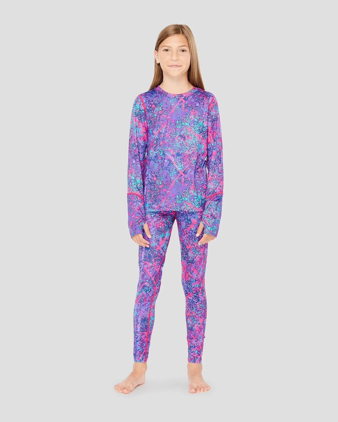 2.0 Kids' Thermolator® Midweight Performance Baselayer Crew Shirt