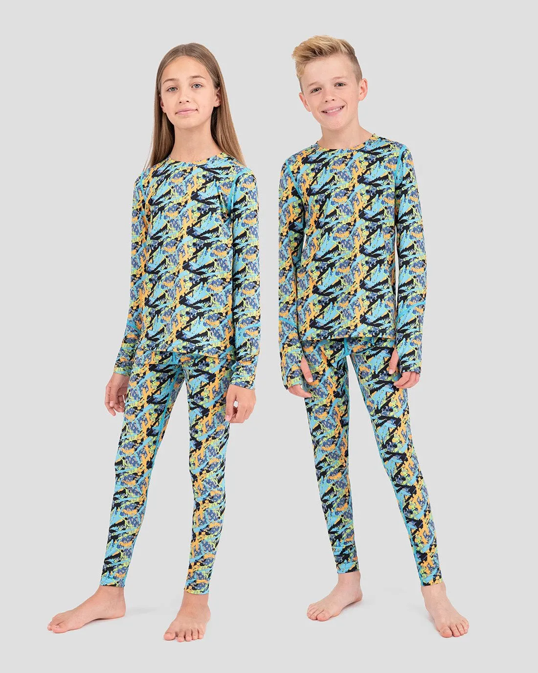 2.0 Kids' Thermolator® Midweight Performance Baselayer Crew Shirt