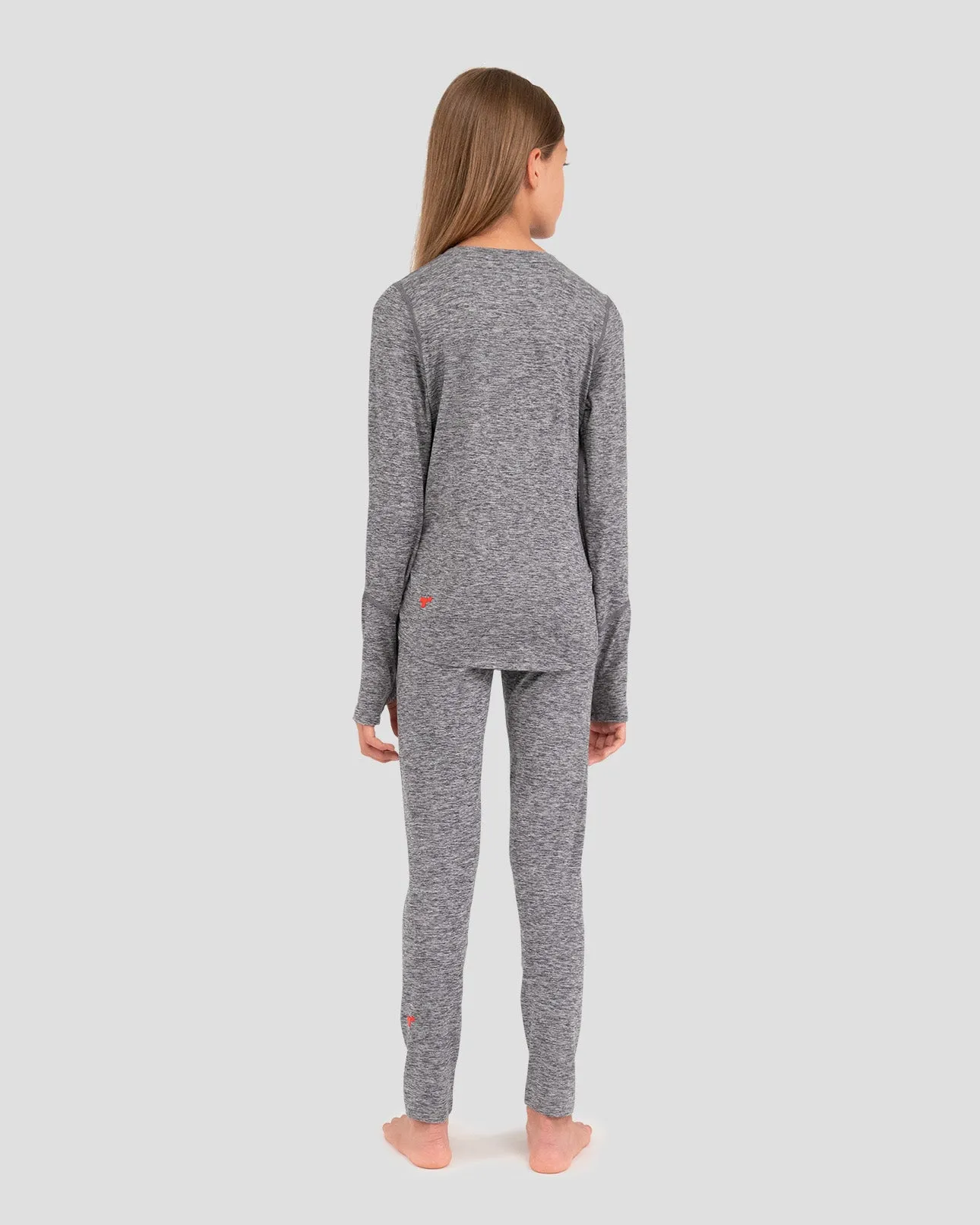 2.0 Kids' Thermolator® Midweight Performance Baselayer Crew Shirt