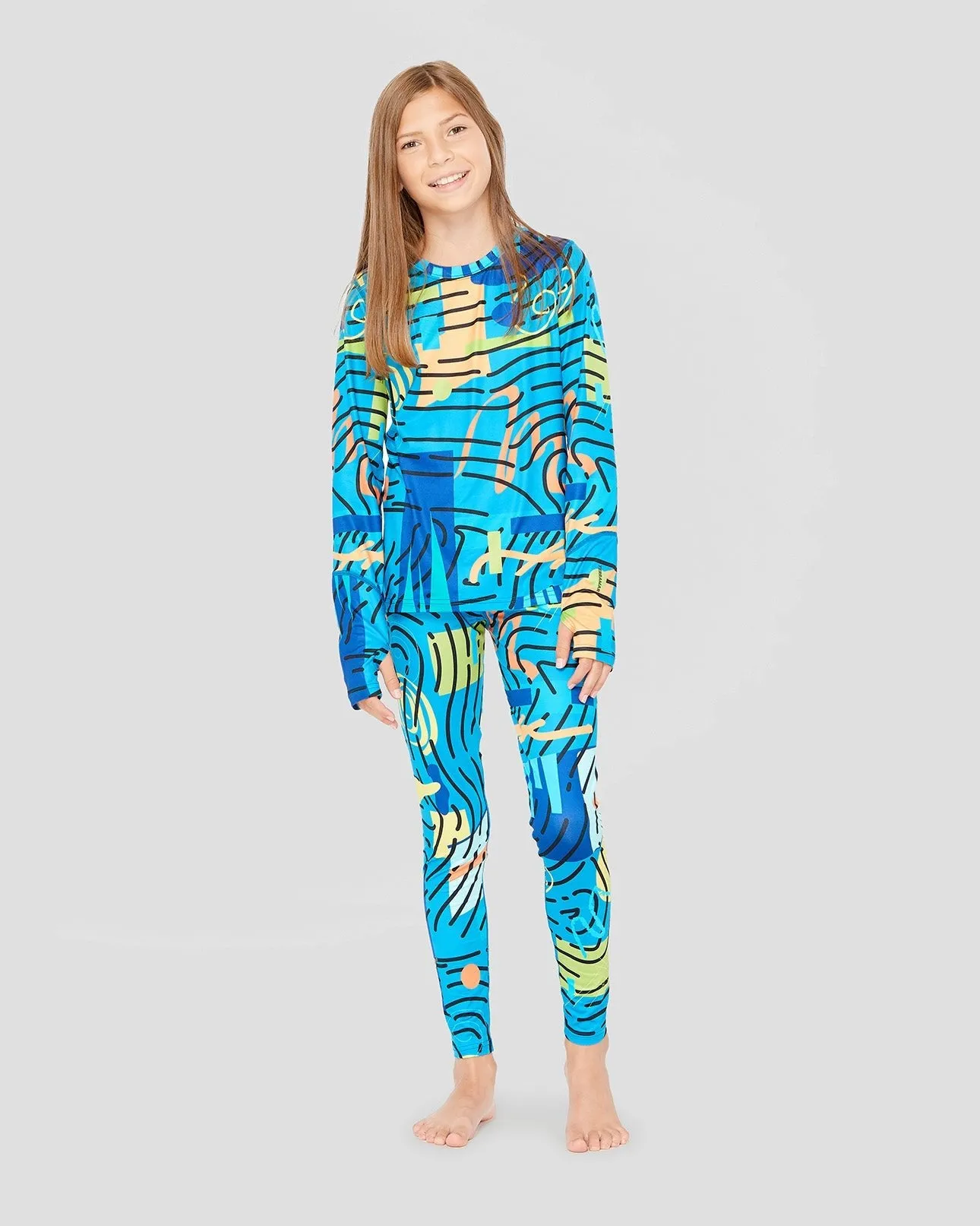2.0 Kids' Thermolator® Midweight Performance Baselayer Crew Shirt