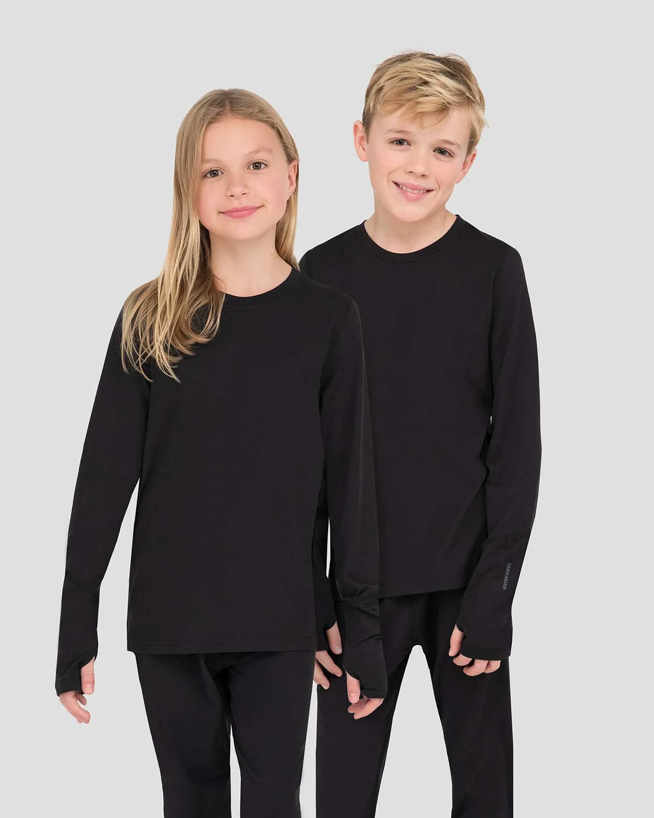 2.0 Kids' Thermolator® Midweight Performance Baselayer Crew Shirt