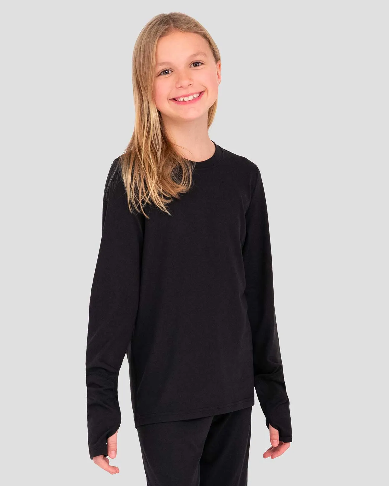 2.0 Kids' Thermolator® Midweight Performance Baselayer Crew Shirt
