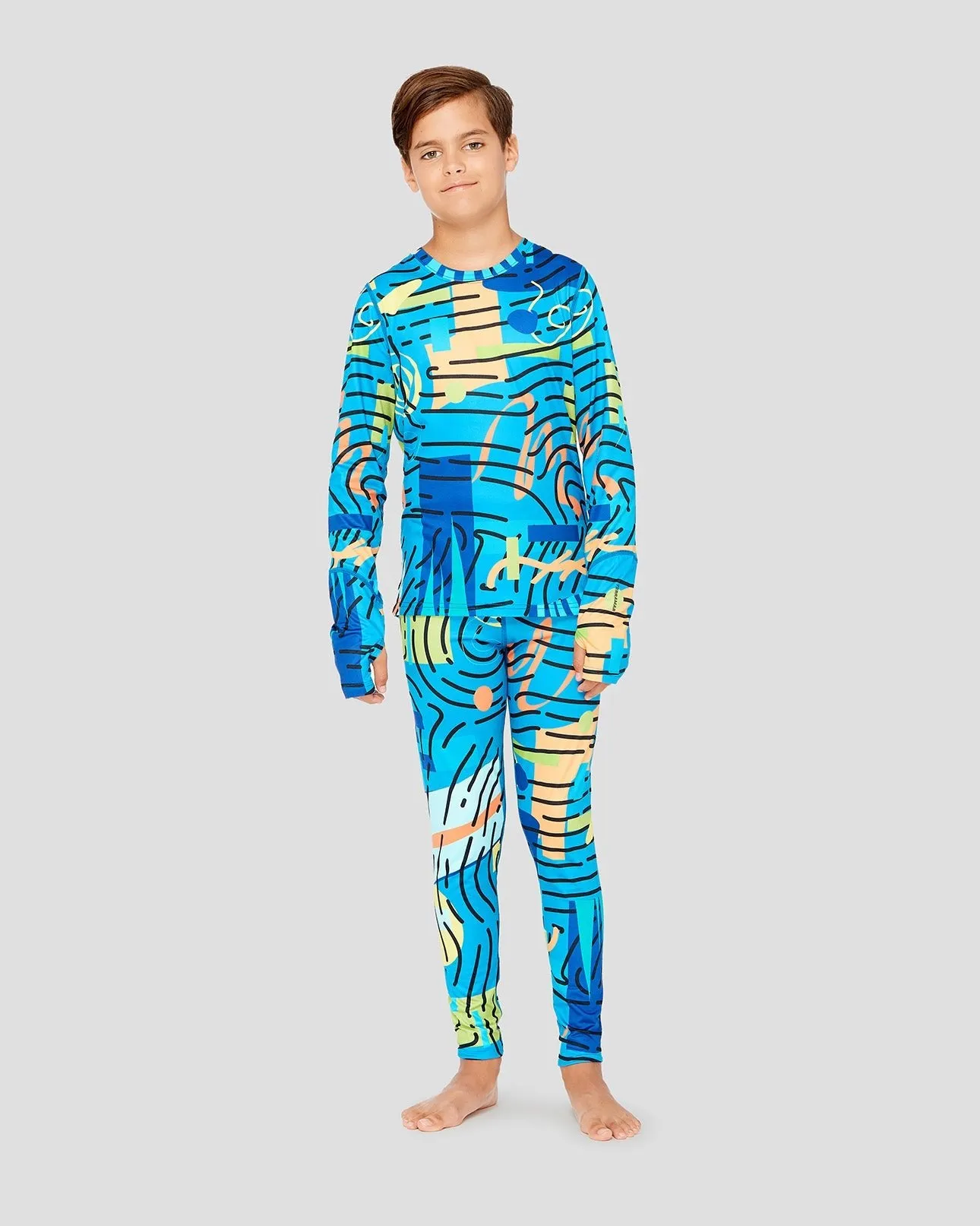 2.0 Kids' Thermolator® Midweight Performance Baselayer Crew Shirt
