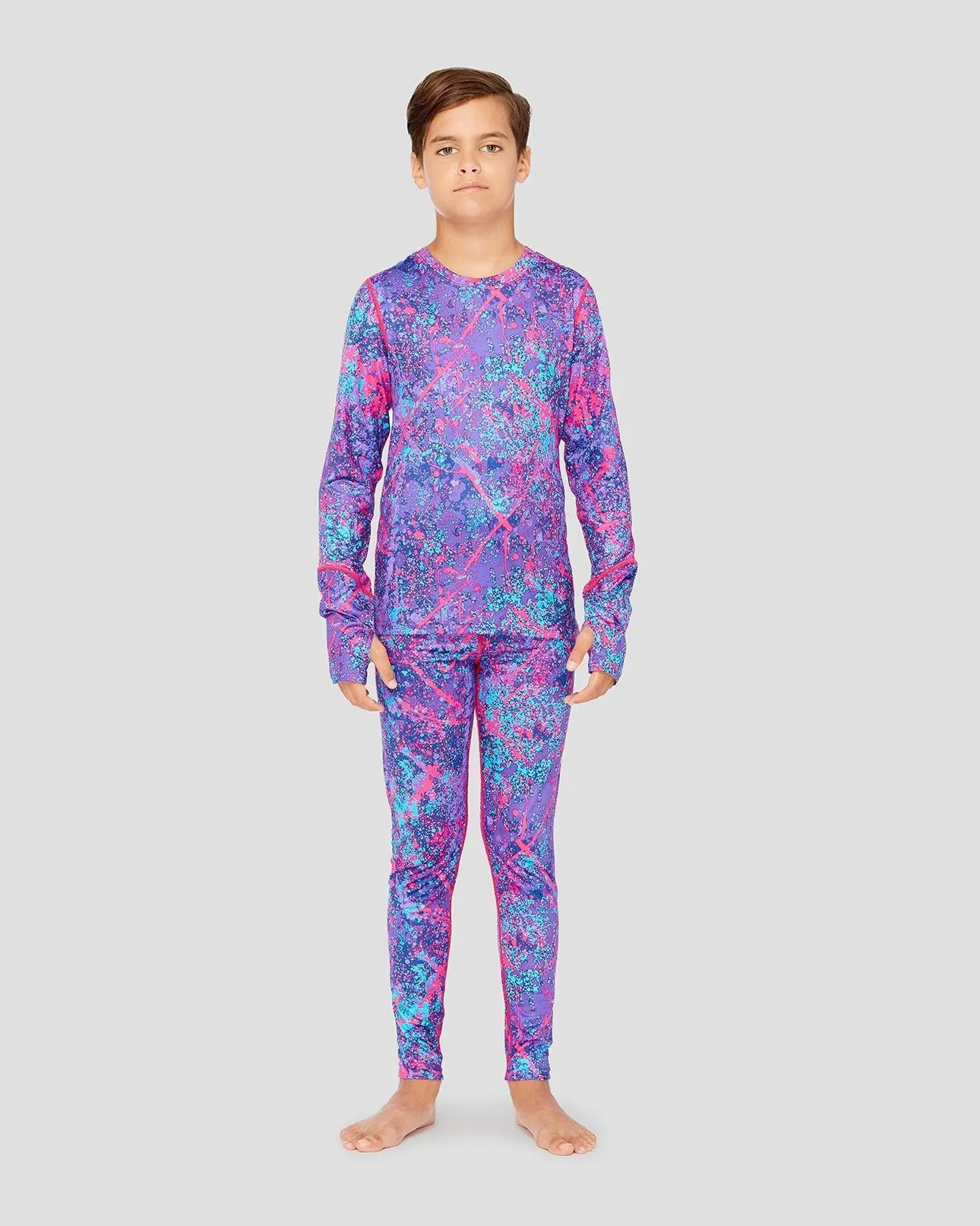 2.0 Kids' Thermolator® Midweight Performance Baselayer Crew Shirt