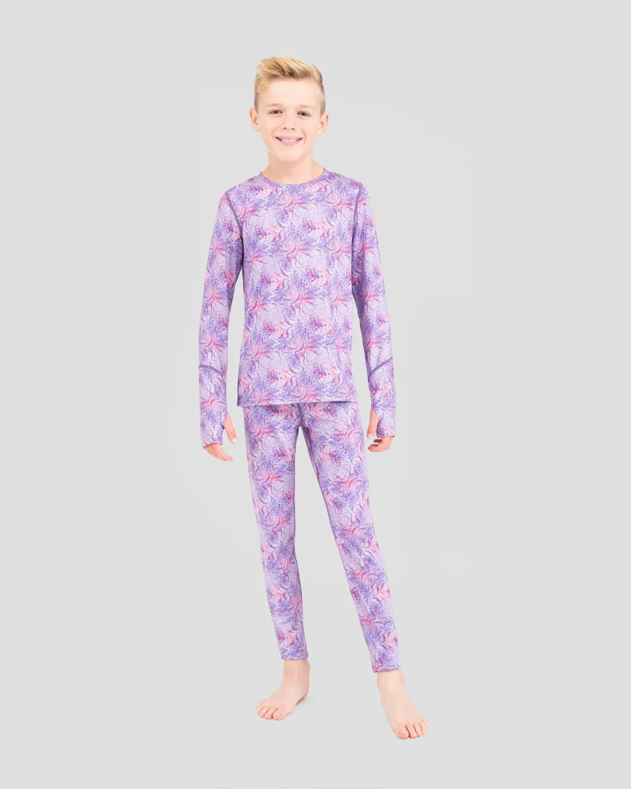 2.0 Kids' Thermolator® Midweight Performance Baselayer Crew Shirt