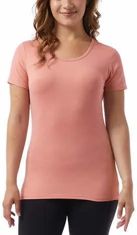 32 Degrees Ladies' Cool Tee Short Sleeve Scoop Neck, 3-Pack