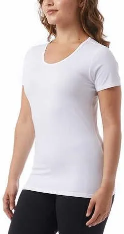 32 Degrees Ladies' Cool Tee Short Sleeve Scoop Neck, 3-Pack
