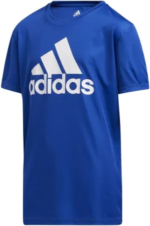 adidas Boys' Short Sleeve Aeroready Performance Logo Tee T-Shirt