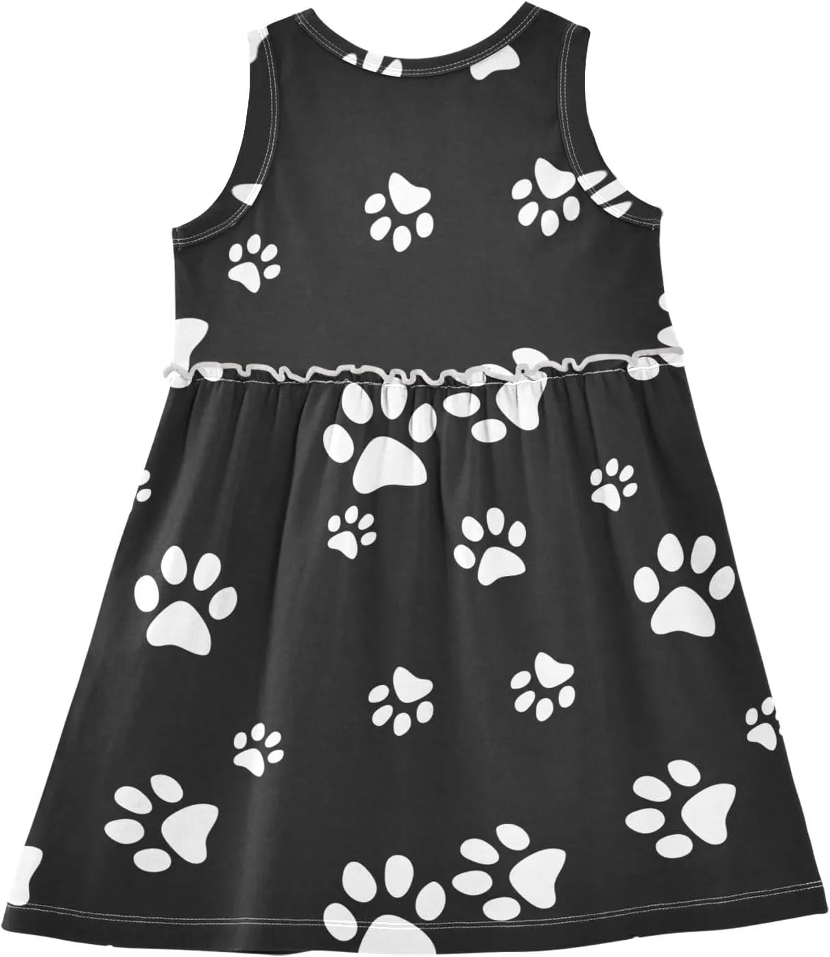 Aflyko Girls Sleeveless Dress Adorable Tank Play Sundress 2T-8T
