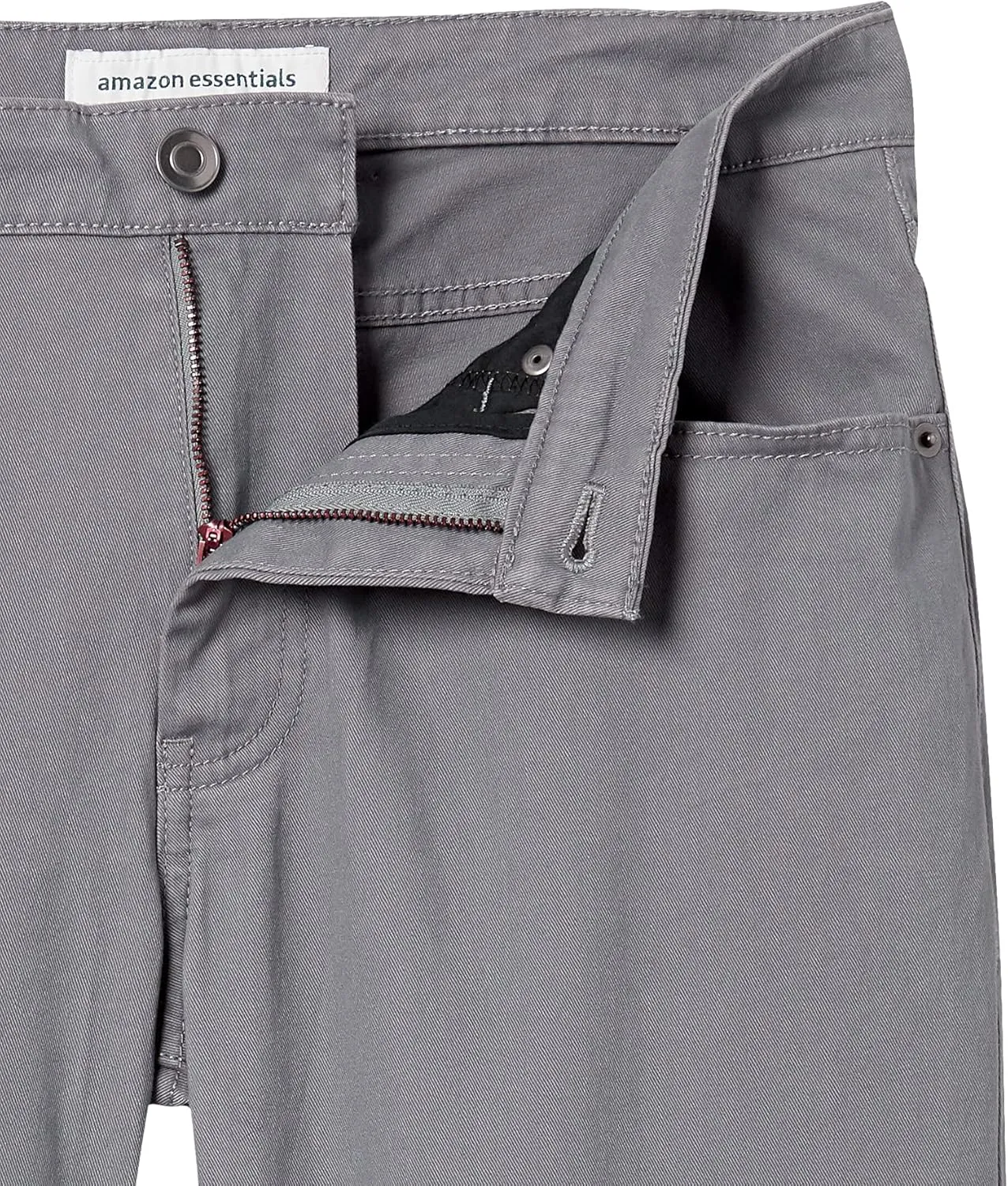 Amazon Essentials Men's Slim-Fit Pants, 5-Pocket Stretch Twill Design