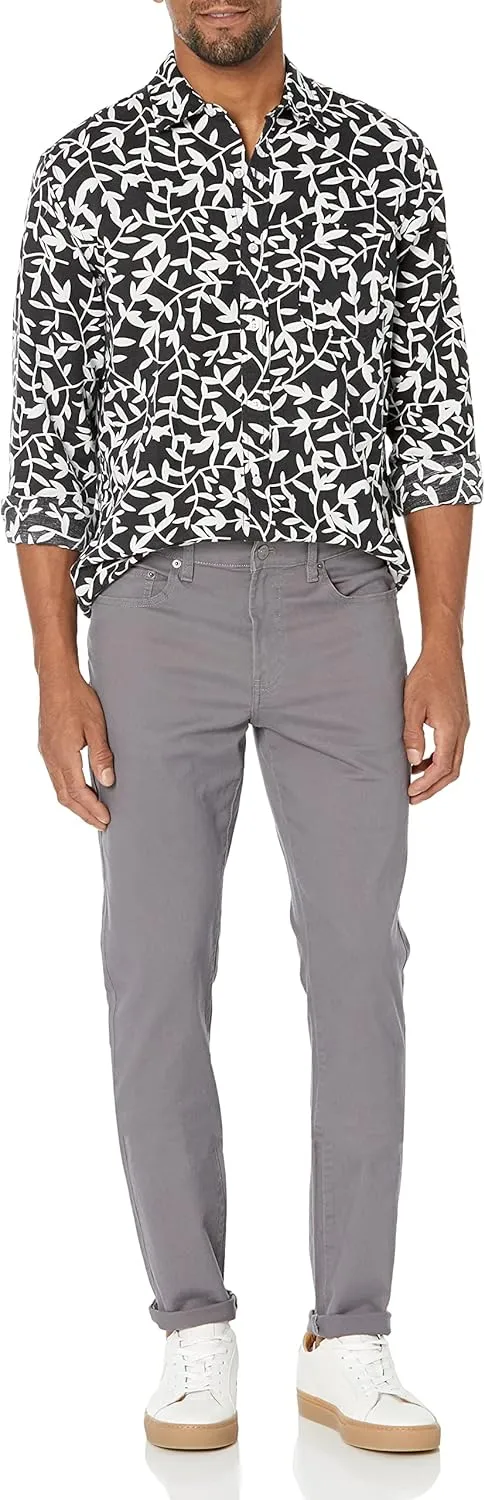 Amazon Essentials Men's Slim-Fit Pants, 5-Pocket Stretch Twill Design