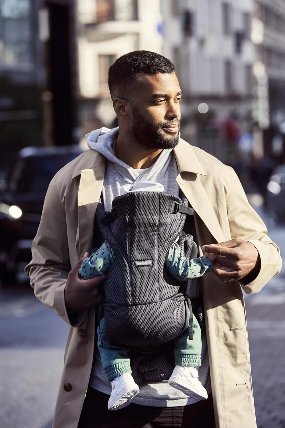 BabyBjrn Baby Carrier Free, 3D mesh, Anthracite