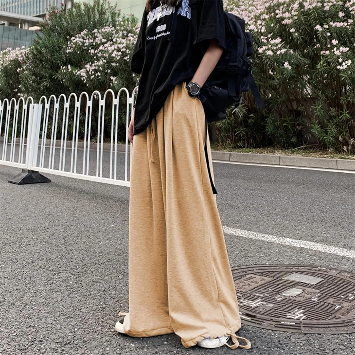 Baggy Sweatpants for Women Y2K Casual Cargo Joggers Pants Lounge Sweat Pants for Womens