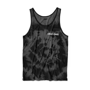 Base Collection men's performance tank, tie-dye stealth