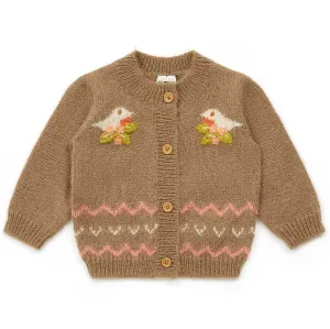 BONTON Rossignol Nightingale Baby Cardigan