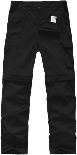 Boys Cargo Pants Kids' Hiking Quick Dry Lightweight Convertible Youth Waterproof Outdoor Camping Fishing Scout Pants