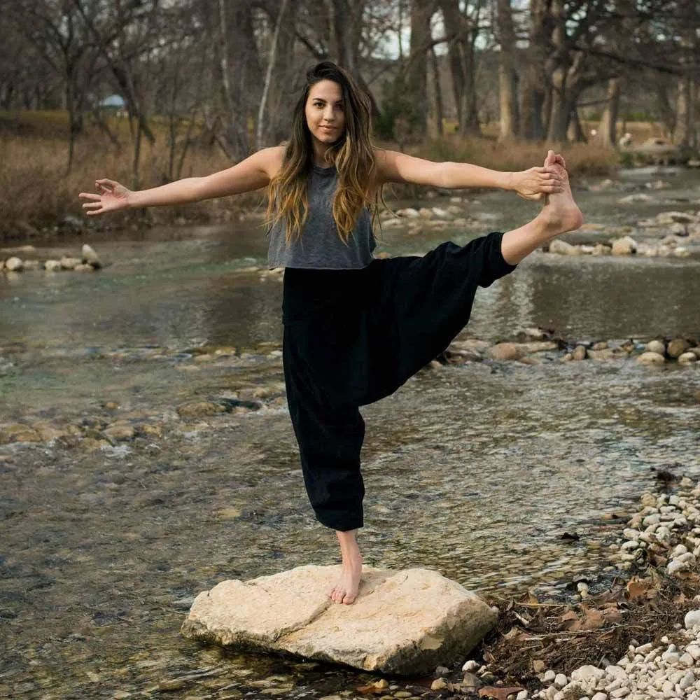 Buddha Pants Savannah Winter Harem Pants | 100% Cotton Boho Pants for Men & Women | Yoga, Casual Wear, Beach, Travel