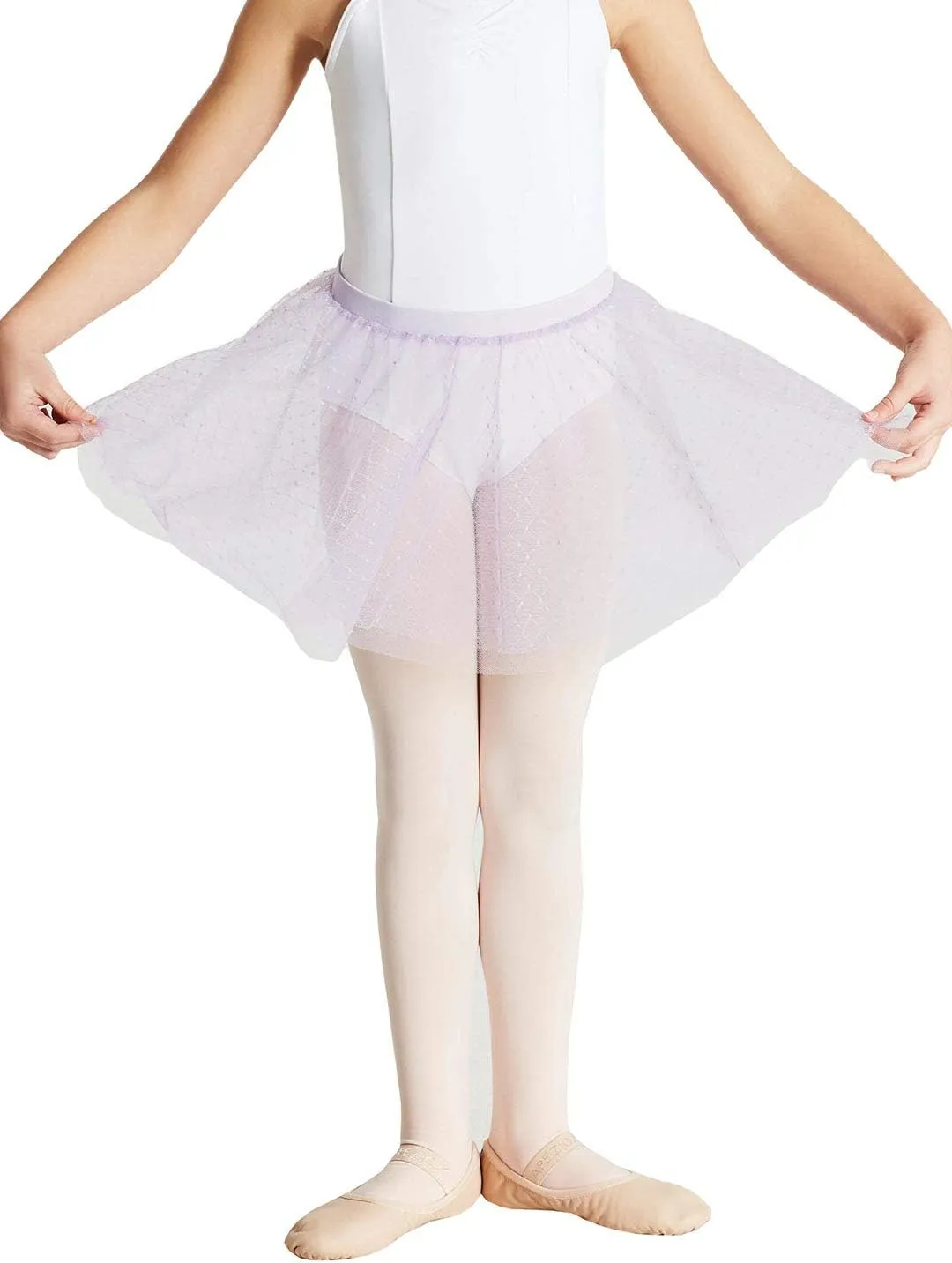 Capezio Girls' Double Layer Pull on Skirt
