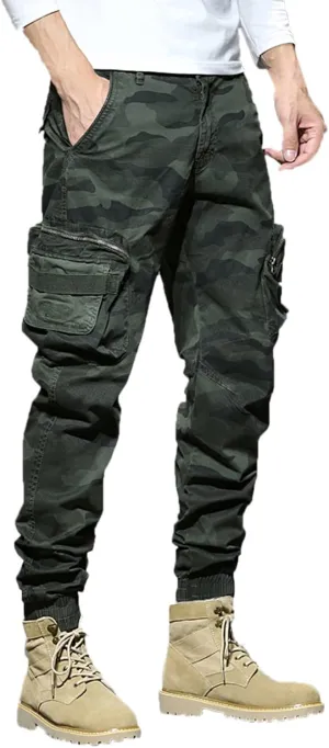 Cargo Sweatpants for Men Lounge Pants Mens Casual Cargo Pants Sports Sweatpants Running Trousers with Pockets Jogger