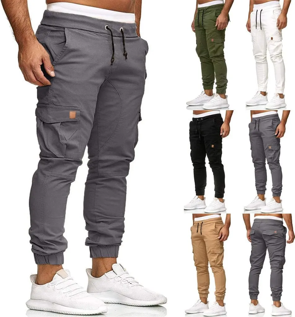 Cargo Sweatpants for Men Mens Lounge Pants Casual Athletic Pants with Pockets Cargo Pants for Men Sweat Pants Fashion