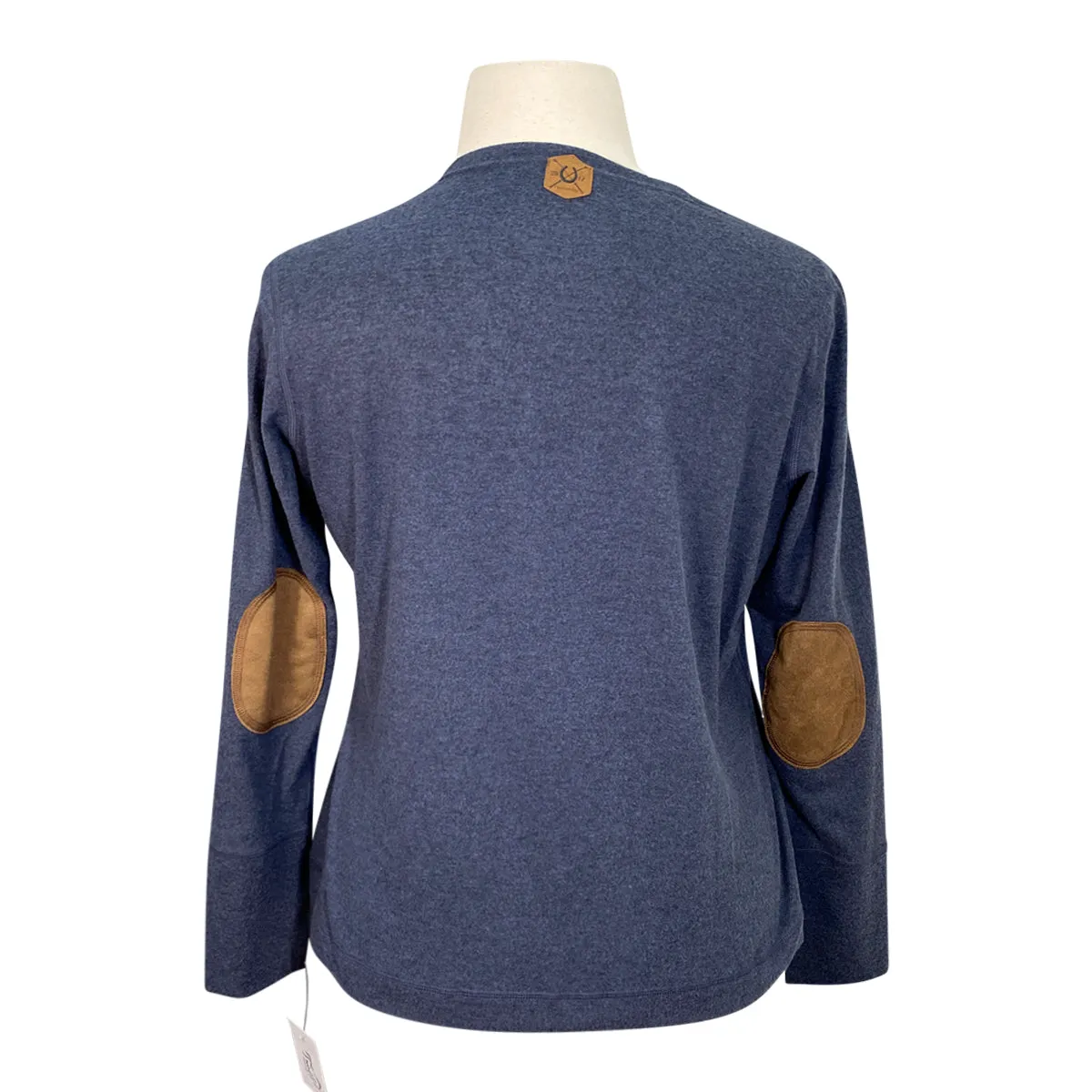 Chestnut Bay 'Rider Lounge' V-Neck Sweater in Blue - Women's XL