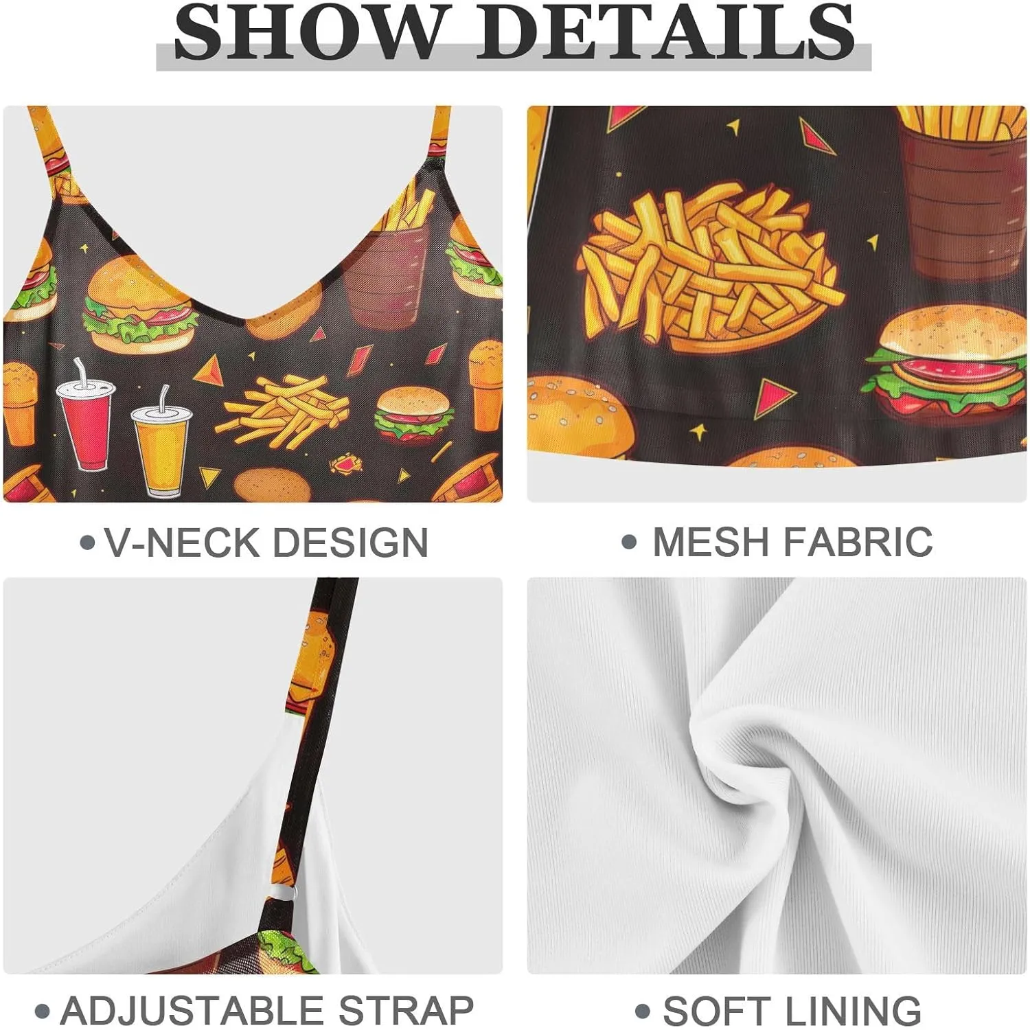 CHIFIGNO Casual Summer Dresses for Women V Neck Mini Sundress Sleeveless Spaghetti Strap Cocktail Dresses for Women