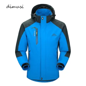 DIMUSI Casual Army Waterproof Windbreaker Jackets