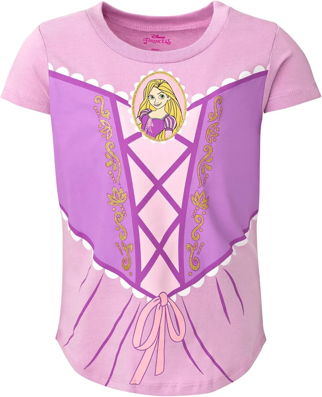 Disney Princess 4 Pack T-Shirts Infant to Big Kid