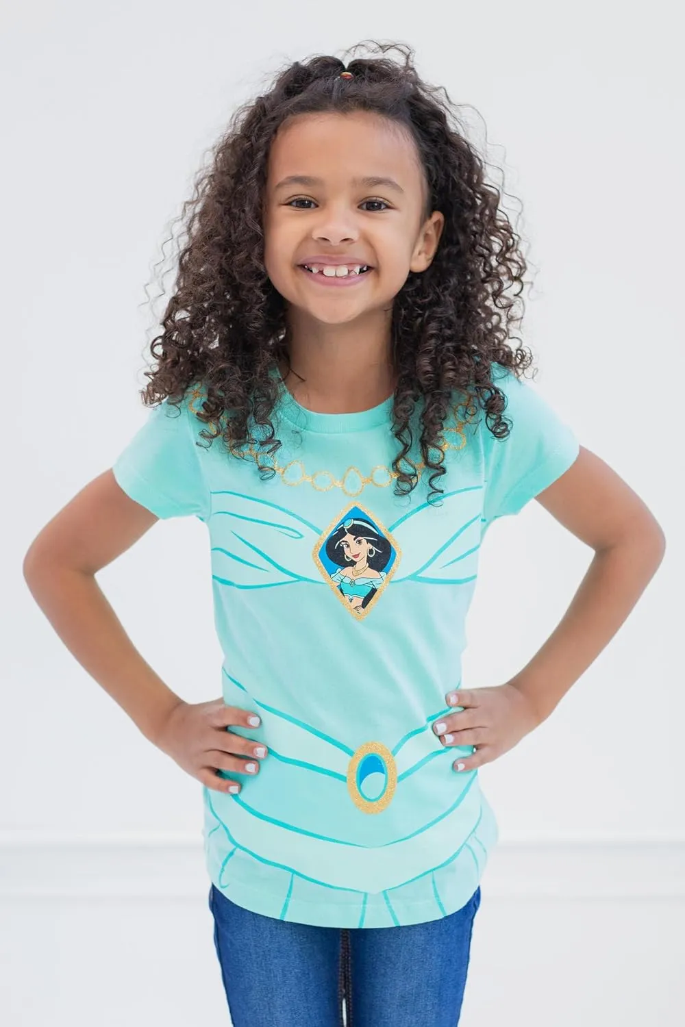 Disney Princess 4 Pack T-Shirts Infant to Big Kid