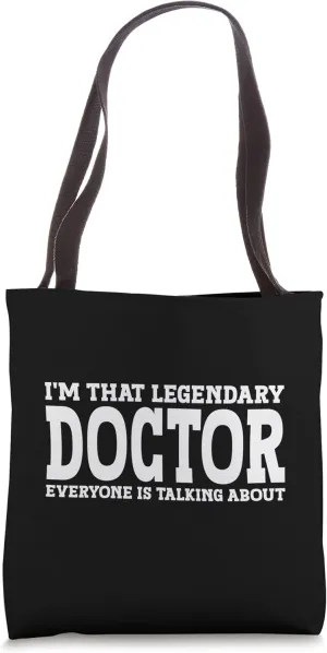 Doctor Job Title Employee Funny Worker Profession Doctor Tote Bag