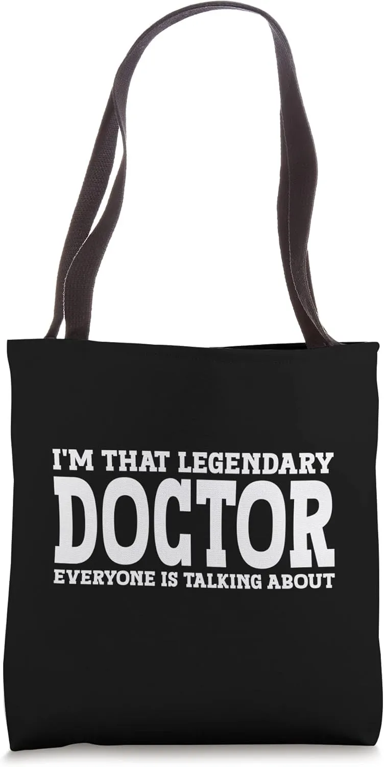Doctor Job Title Employee Funny Worker Profession Doctor Tote Bag