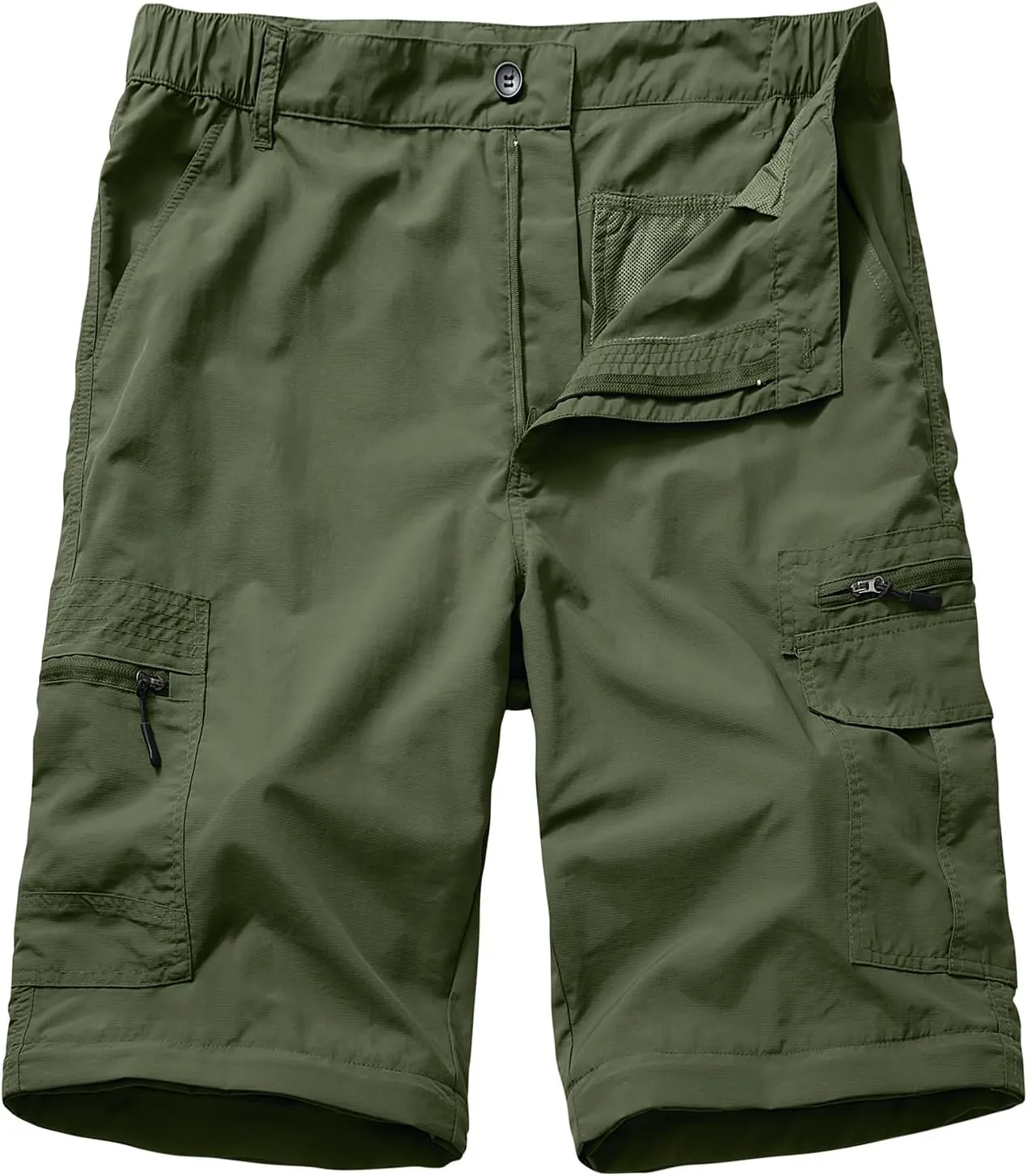 Fishing Hiking Pants for Men, Waterproof Convertible Quick Dry Pants for Wading, Lightweight Breathable