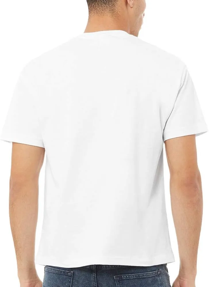 Go2 Men's Heavyweight Cotton Short Sleeve T-Shirt, Made in USA