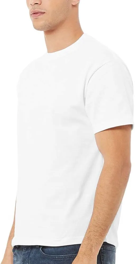 Go2 Men's Heavyweight Cotton Short Sleeve T-Shirt, Made in USA