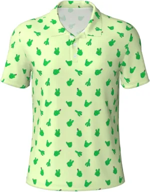Golf Shirts for Men, Funny Golf Polo Moisture Wicking Dry Fit Short Sleeve