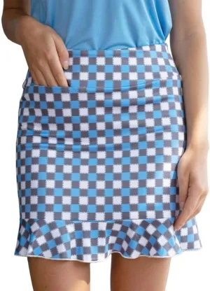 GOLFTINI The Secret Pull-On Ruffle Tech Skort - GT22SC - XS