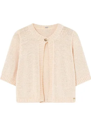 Gustav Trix S/S cardigan 53401 Sand