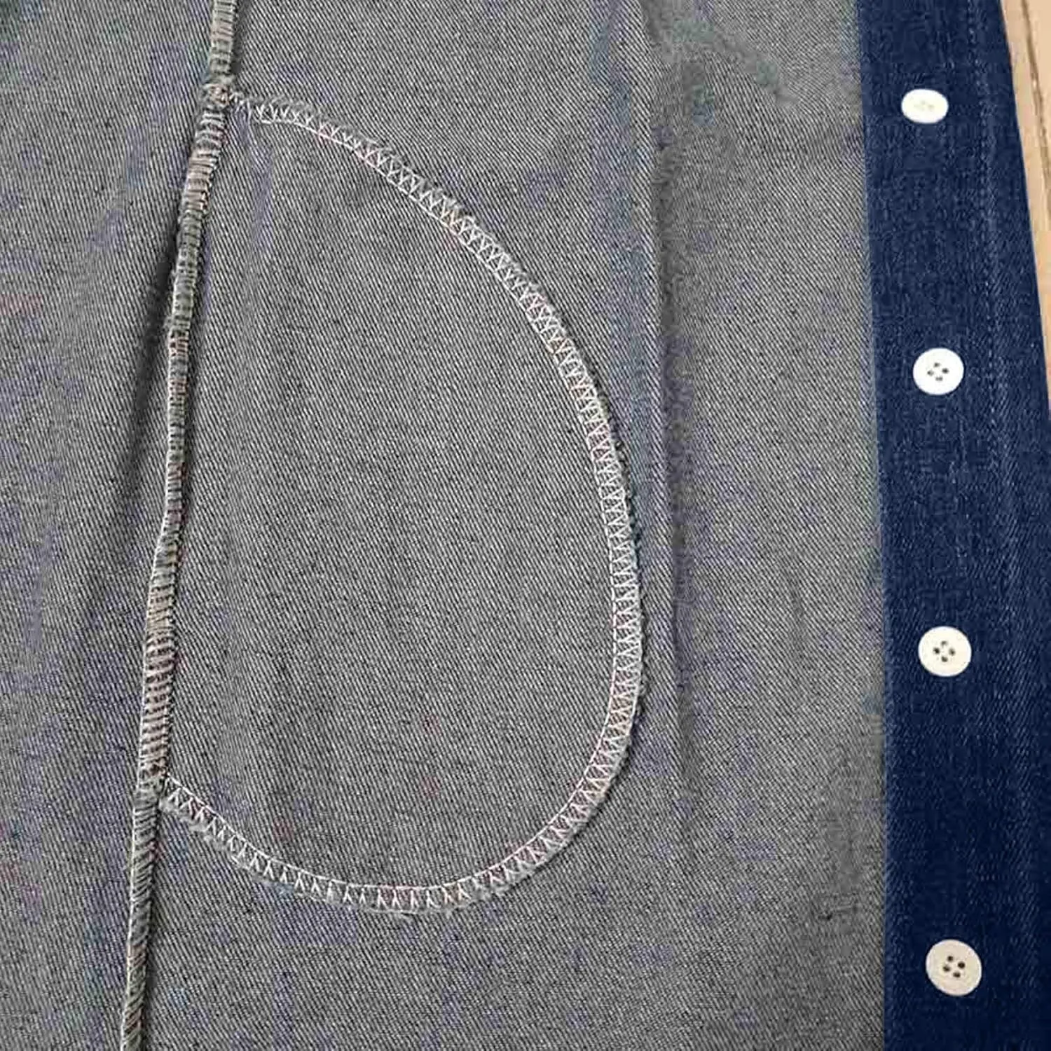 HGps8w Long Denim Jackets for Women Casual Button Down Hooded Maxi Jean Coat Loose Boyfriend Outercoat Outerwear with Pockets
