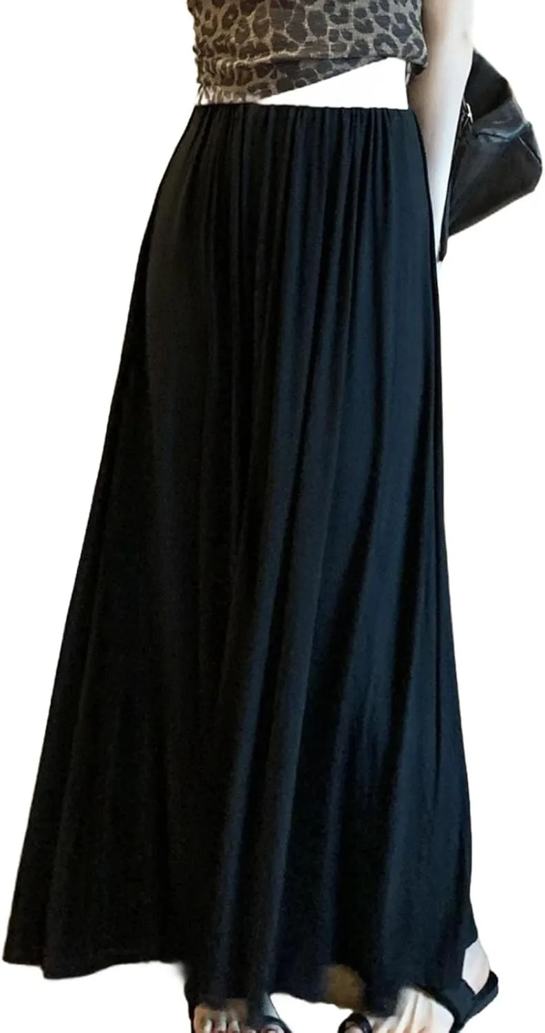 High Waisted lace up Long Skirt Solid Color Pleated Slit Slim Irregular midi Skirt, Suitable for Working Ladies.