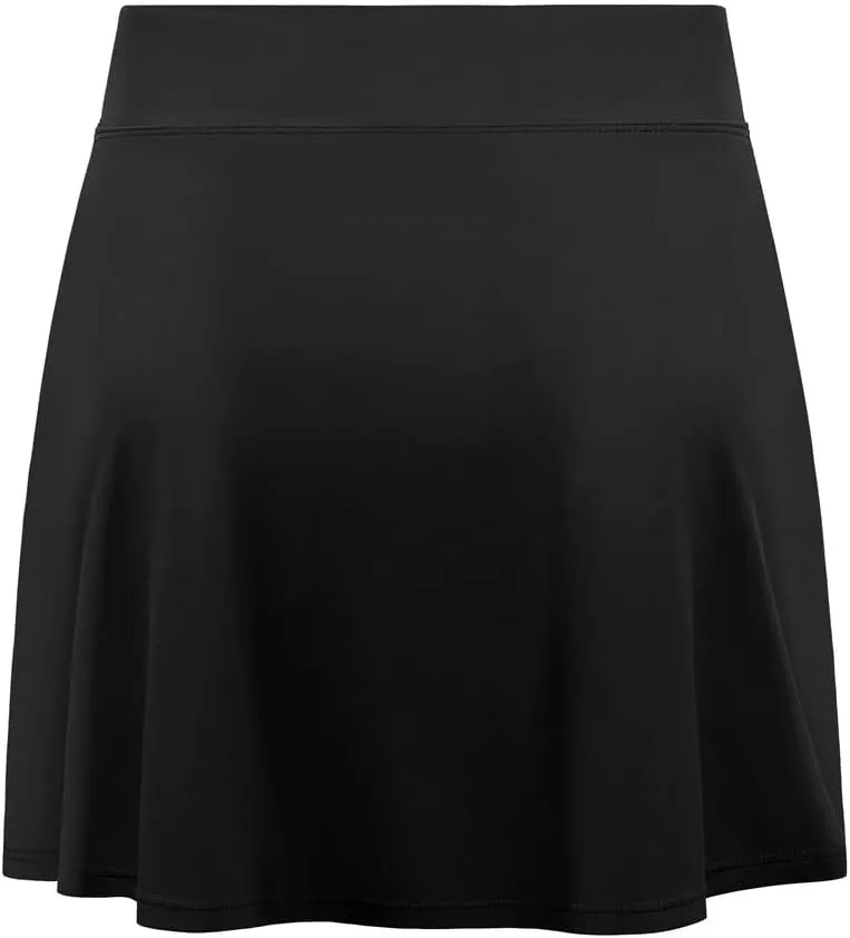Hilor Women's High Waisted Swim Skirt with Side Pocket Tummy Control Swim Bottoms with Built-in Panty