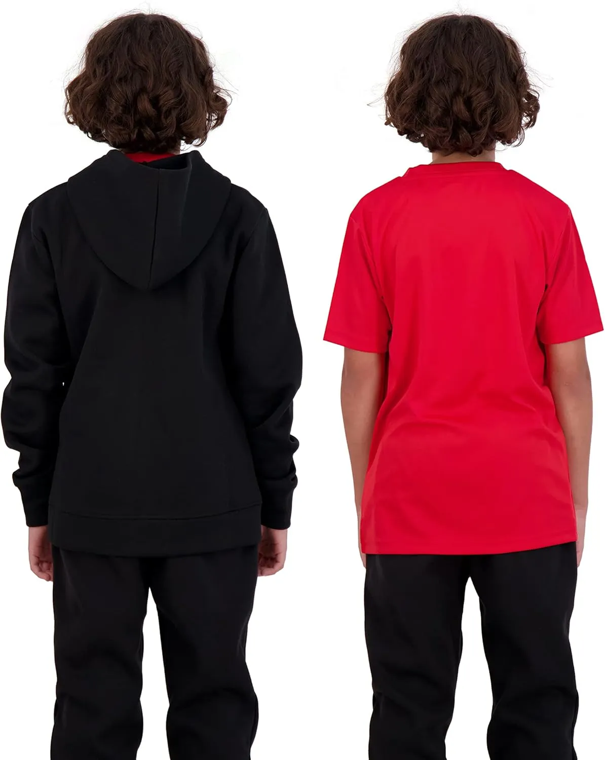 Hind Boys Fleece Hoodie and T-Shirt Set 2-Piece Kids Basketball Sweatshirt and Athletic Tee