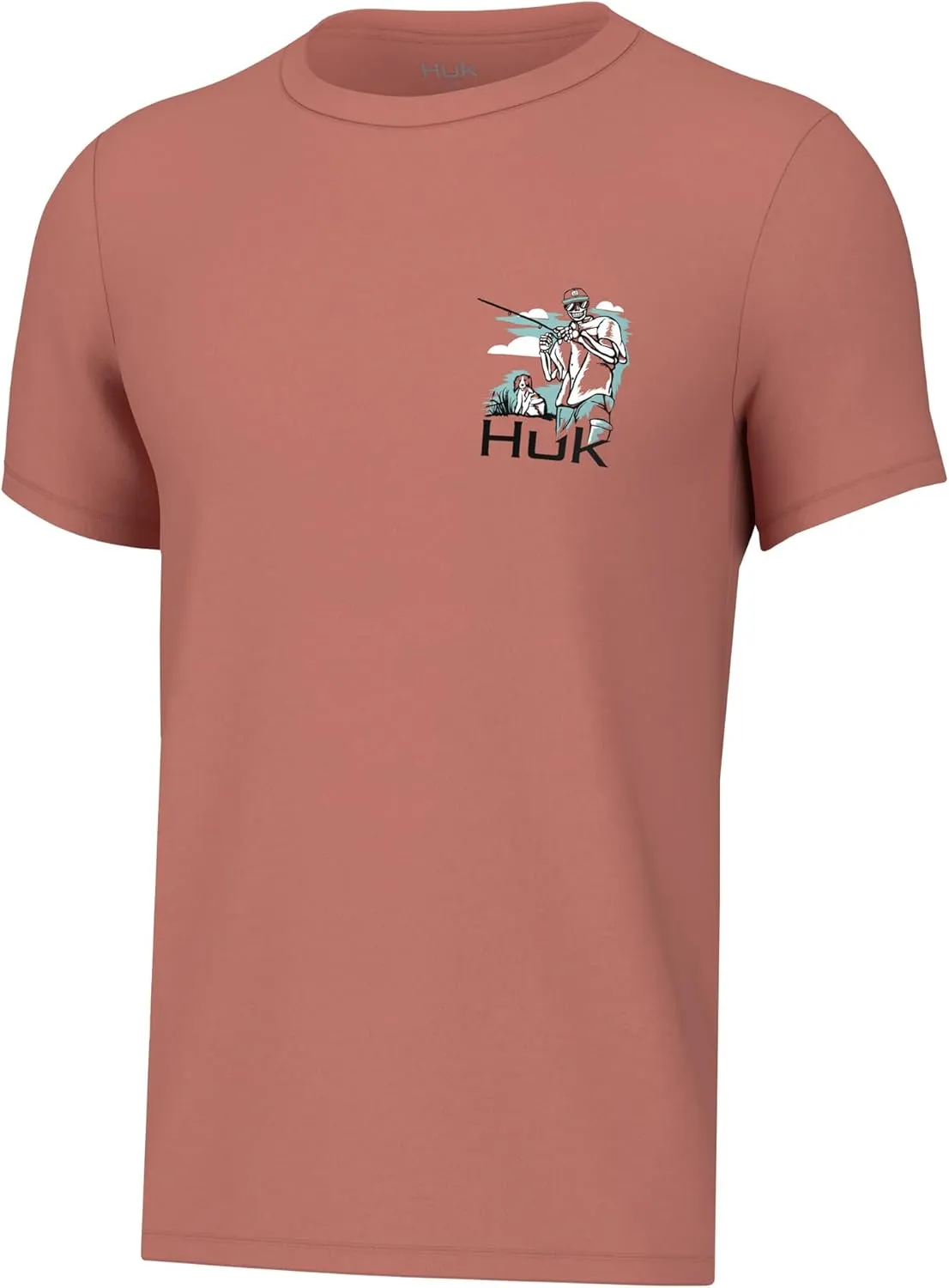 HUK Boys' Short Sleeve Performance Tee, Kids Fishing T-Shirt