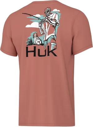 HUK Boys' Short Sleeve Performance Tee, Kids Fishing T-Shirt