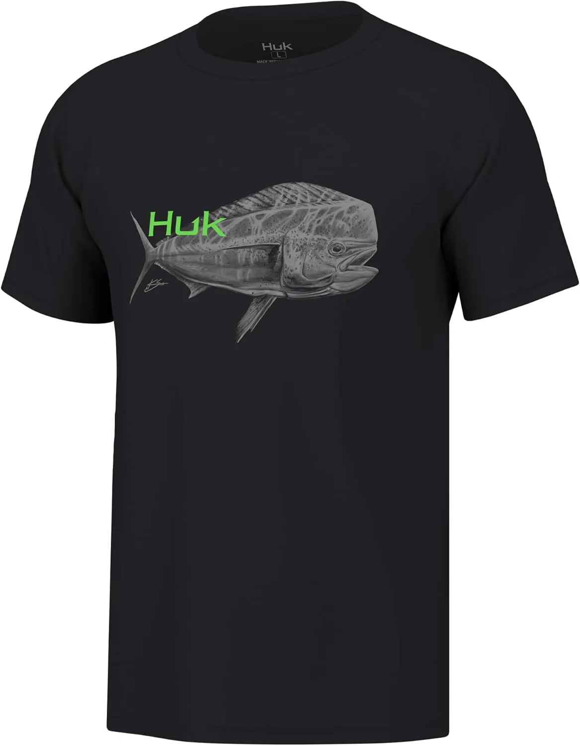HUK Men's Kc Scott Short Sleeve Tee, Performance Fishing T-Shirt