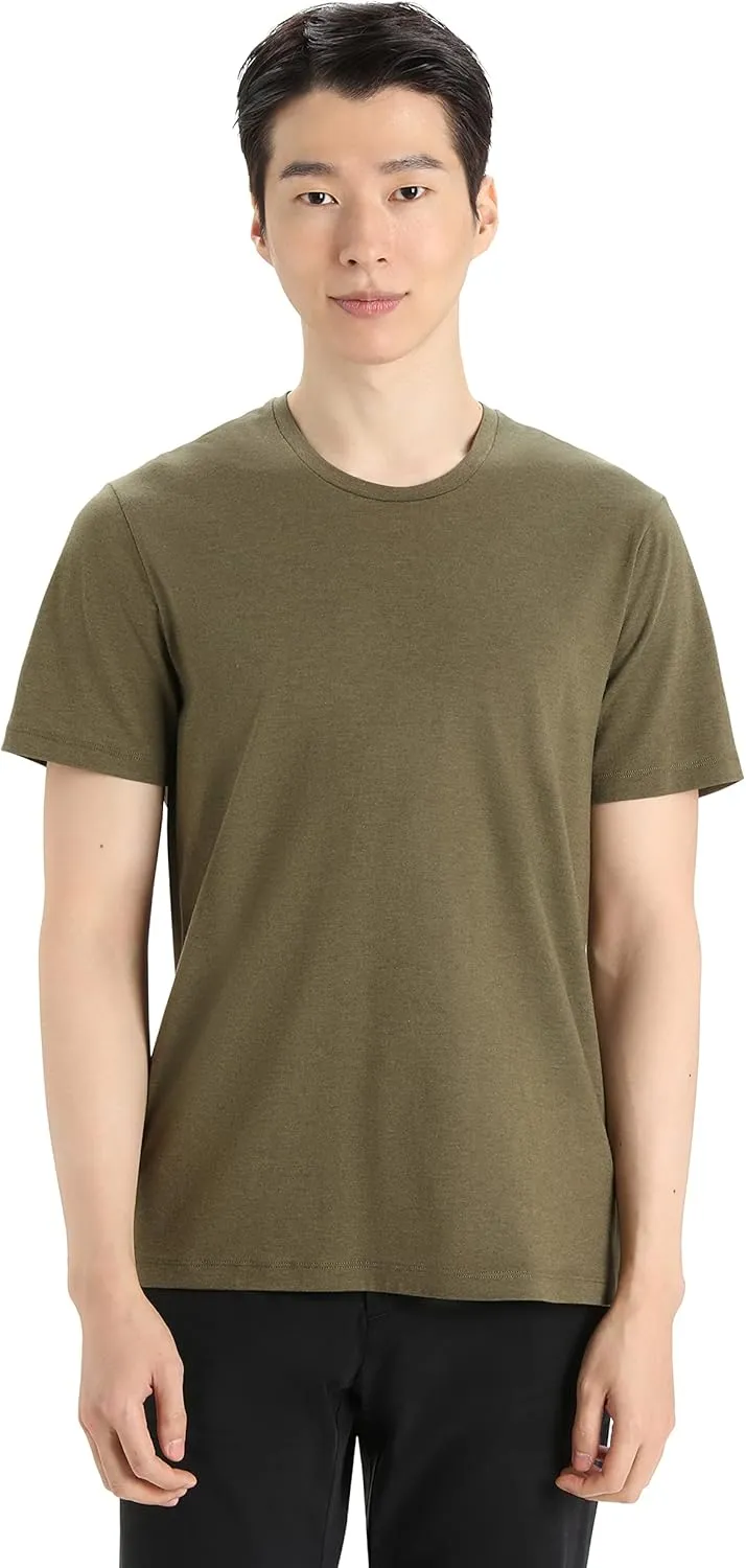 Icebreaker Merino Men's Central Classic Short Sleeve Wool T Basic Casual Shirt