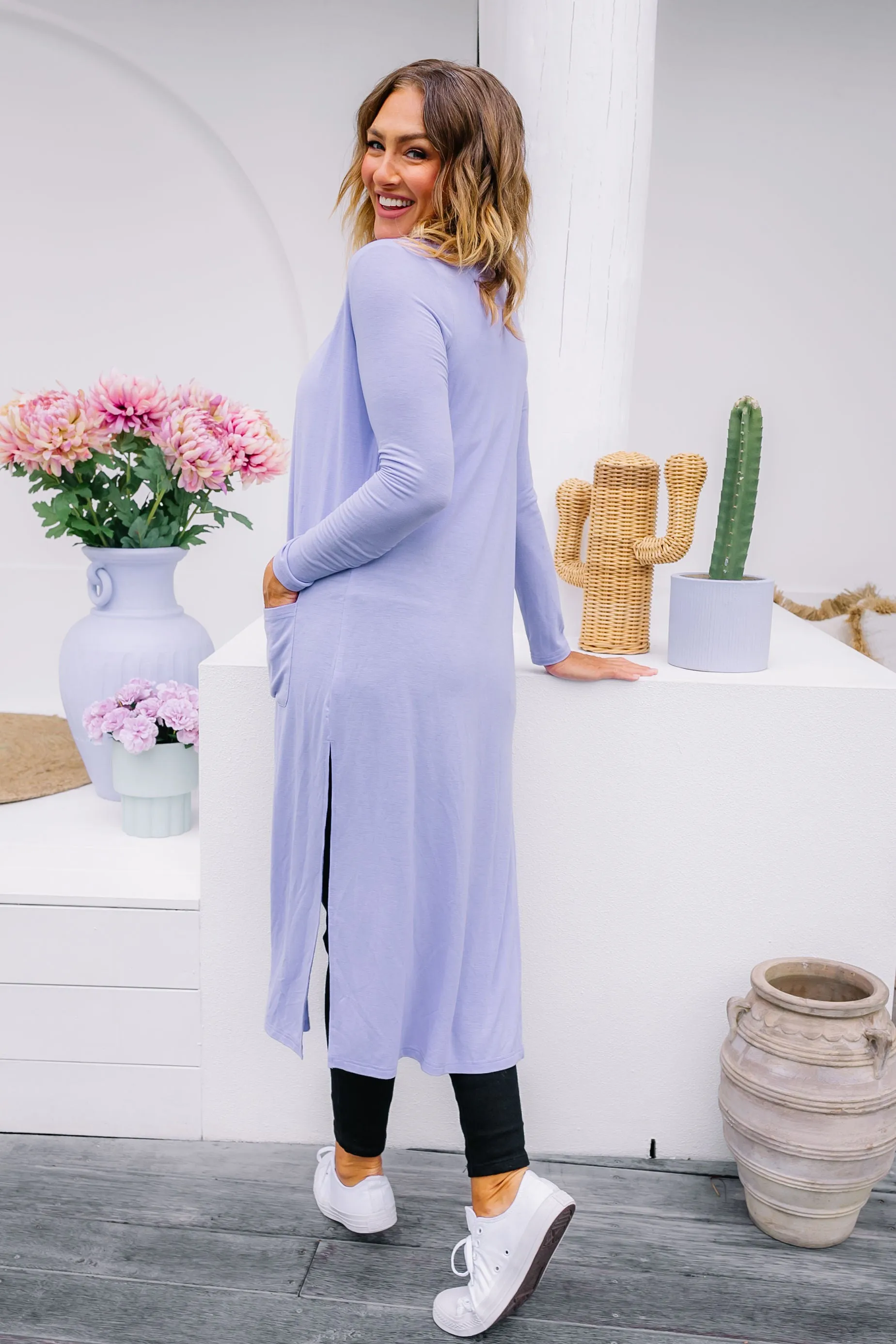 Jane Cardigan in Lavender